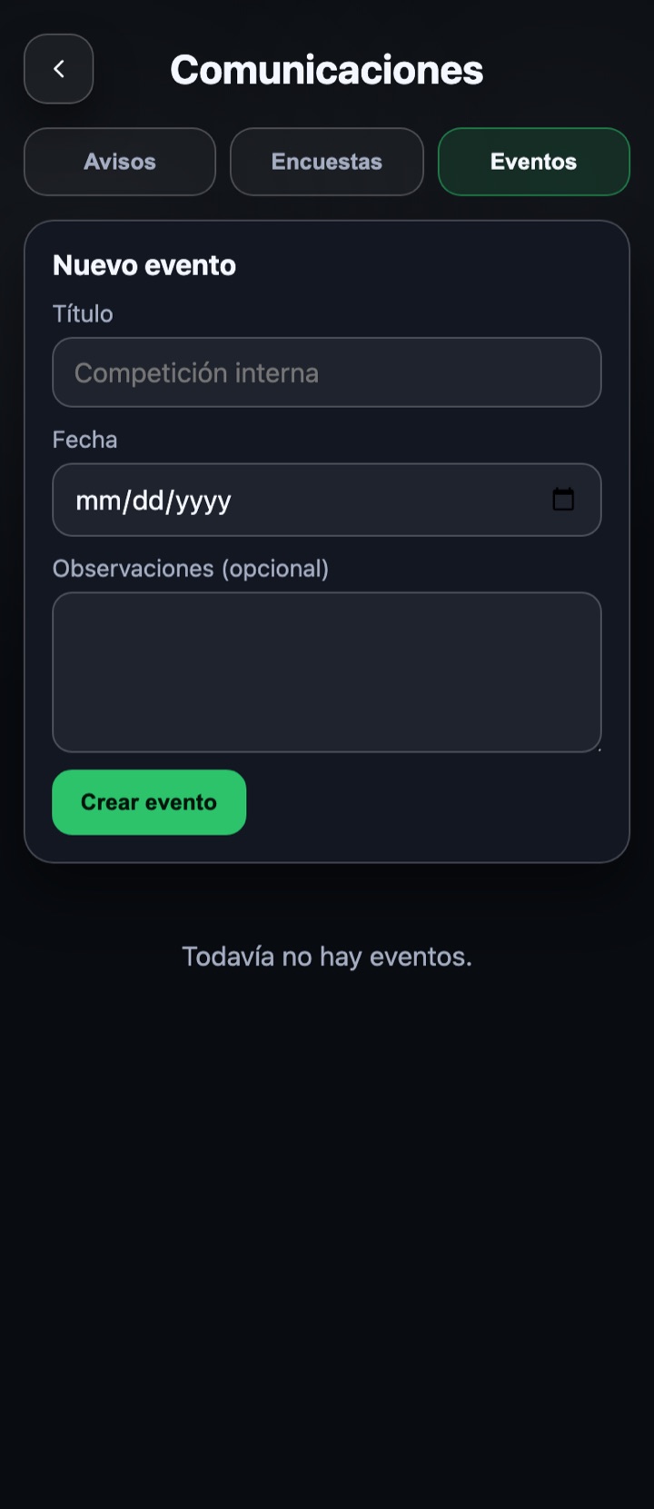 Events
